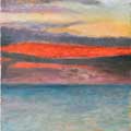 Tramonto d’inverno sul Golfo di Trieste. Anni quaranta.